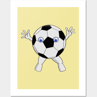 Funny Football Soccer Posters and Art